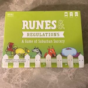 6-$20 Runes & Regulations Game Ages 14+ by UNSTABLE Games.  Sealed!  NWT